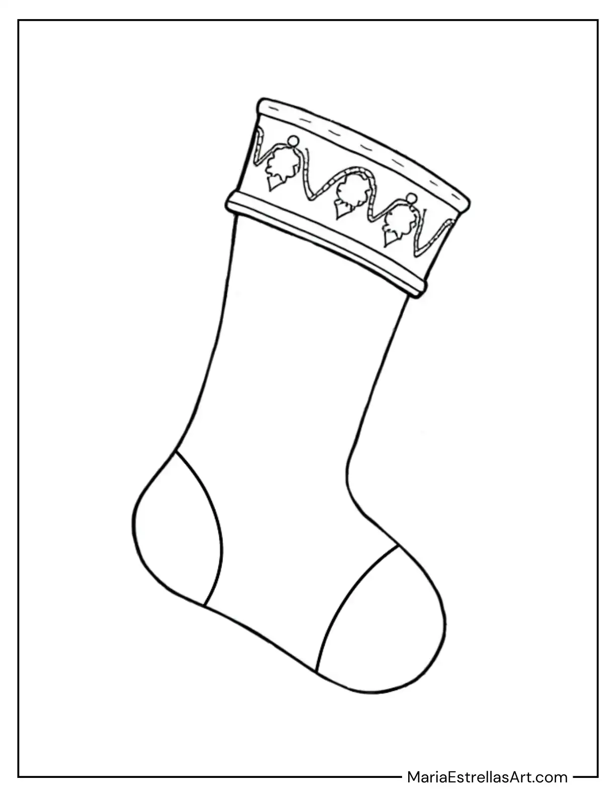 Simple Christmas Stocking