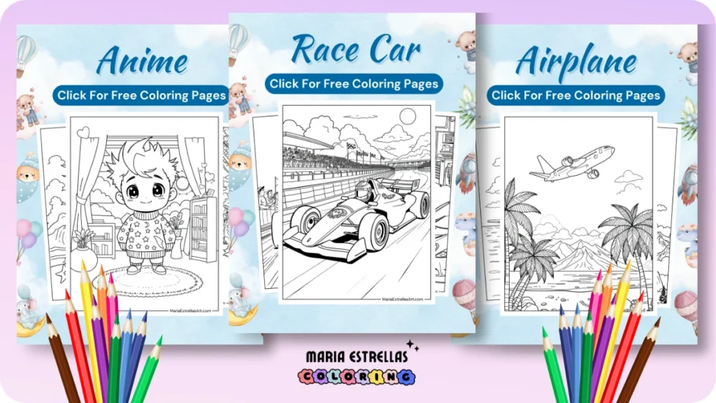 Coloring Pages For Boys Featured Image