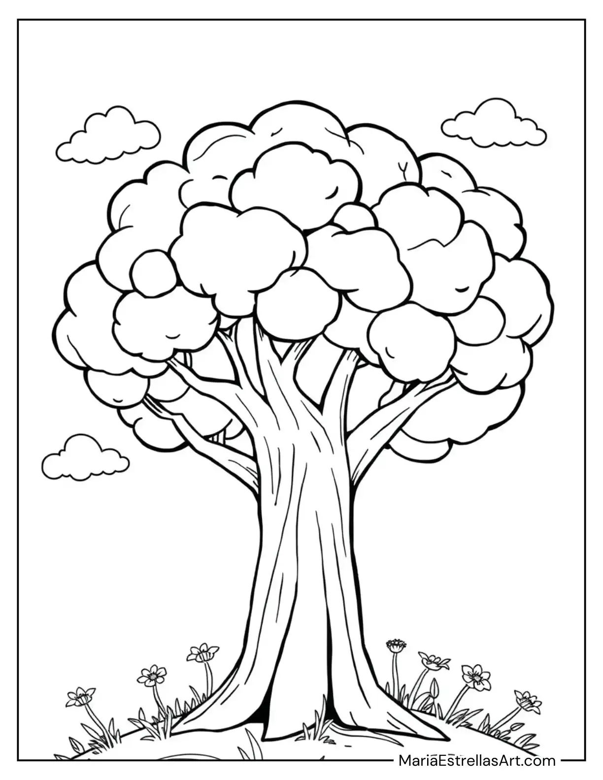 Easy Tree With a Puffy Canopy