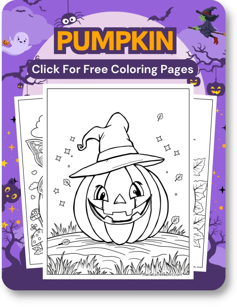 Pumpkin Coloring Pages For Halloween