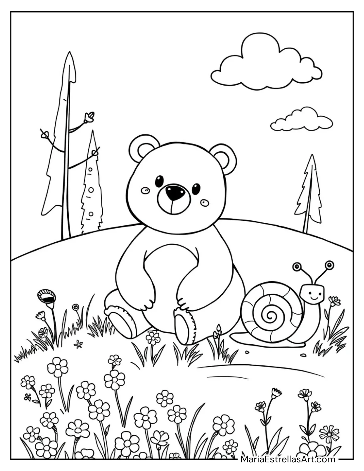 Bear and a Snail