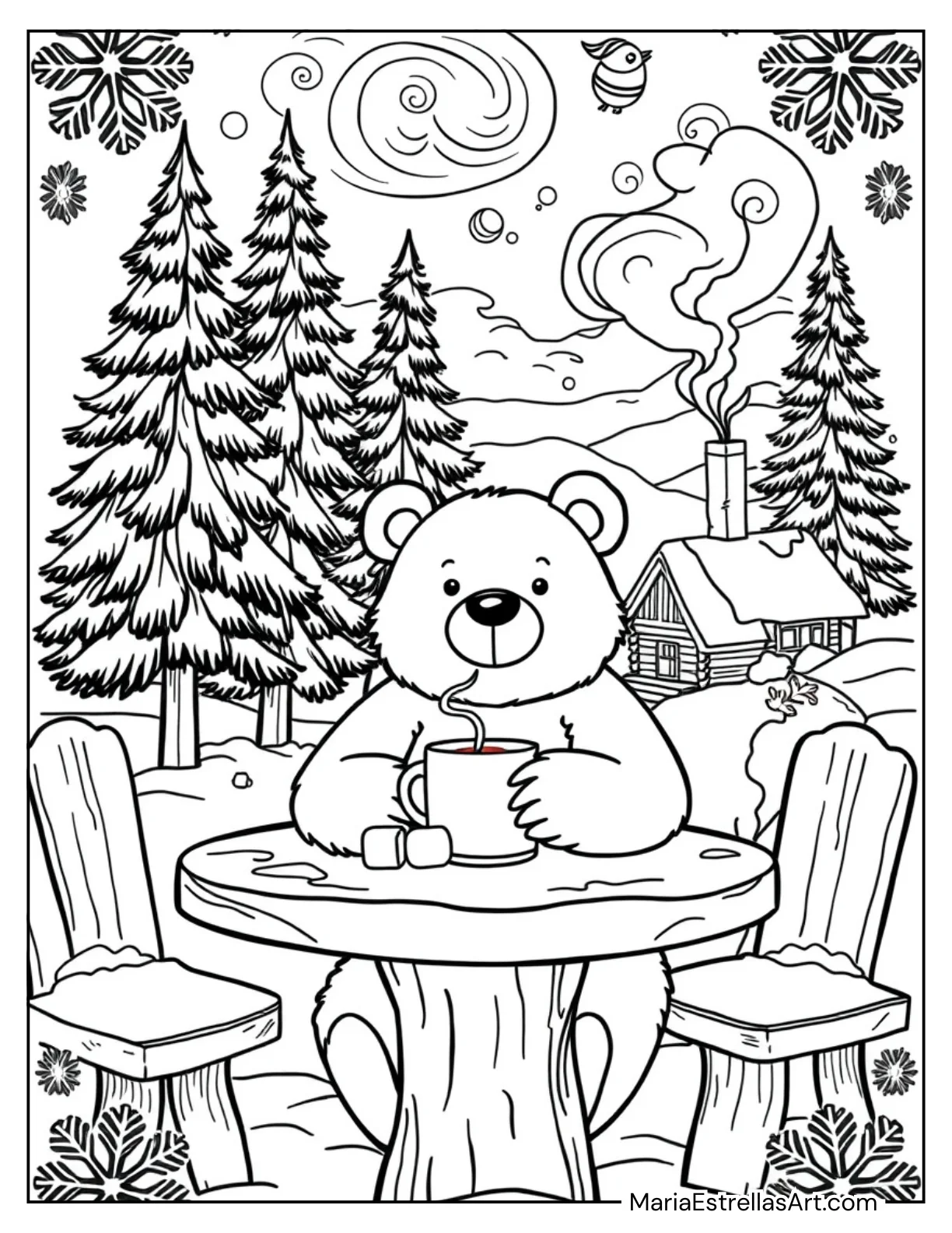 Bear and the Hot Cocoa