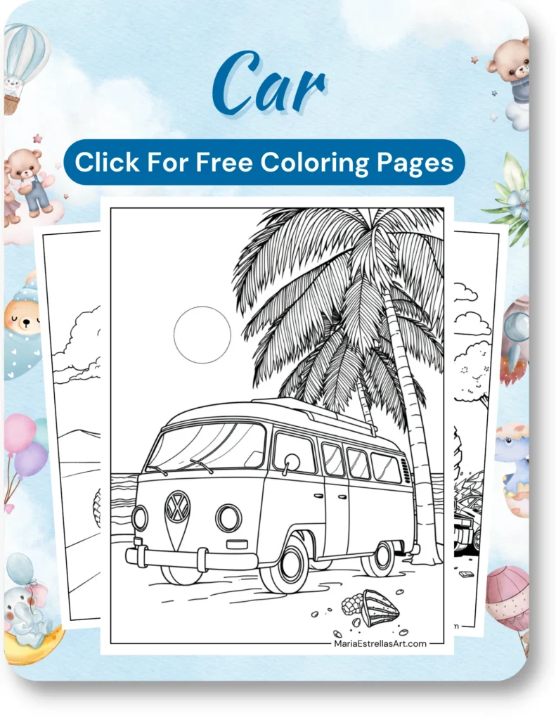 Car Coloring Pages For Boys