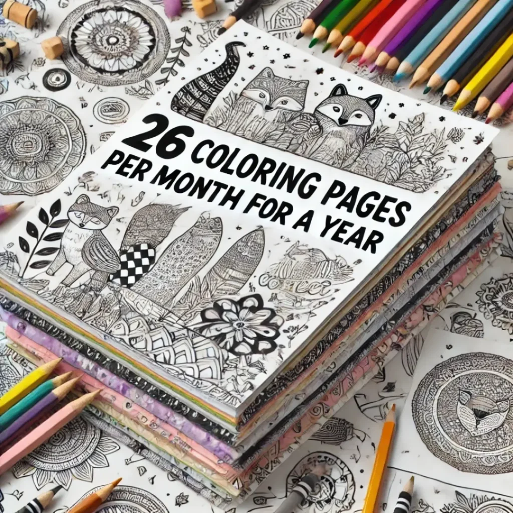 Free Monthly Coloring Pages